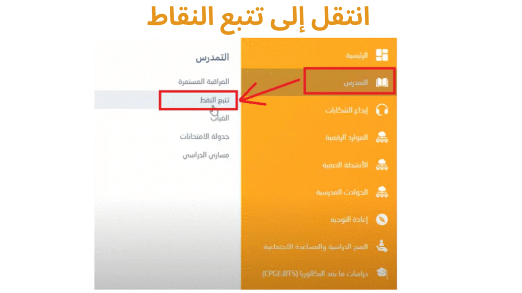 انتقل إلى تتبع النقاط